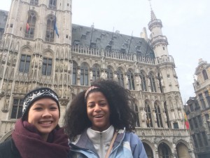Quynh and I at Grand Place!