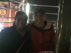 Me & Emily at the tope of the Ferris Wheel!