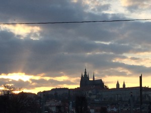 Views from the Charles Bridge.