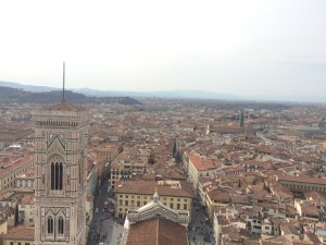 The walk up the steps was totally worth it. @ Florence Duomo